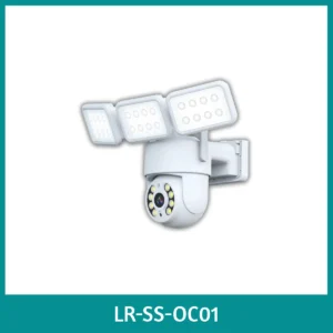 Caméra De Sécurité Avec Projecteur Pour Cour Intérieure Et Vision Nocturne