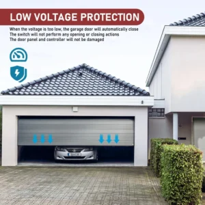 Overhead Doors Garage Door Opener with Low Voltage Protection