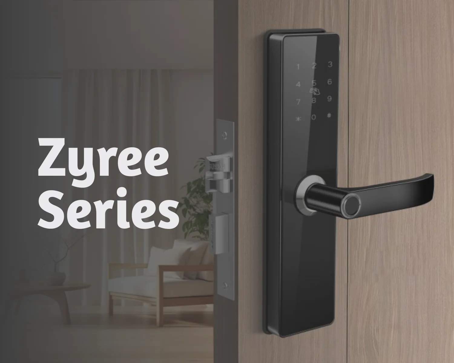 Serrures à Empreinte Digitale pour Portes Intérieures | Série Zyree